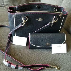 Matching Coach bag and wallet